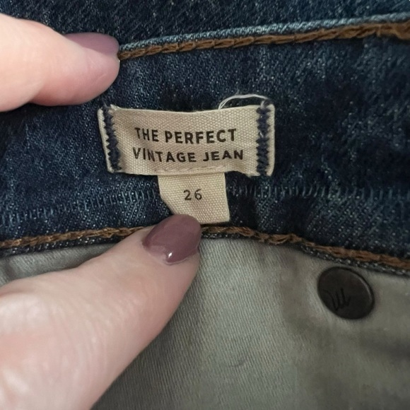 Madewell - The Perfect Vintage High Waisted Jean in Haight Wash Sz 26 - Picture 11 of 12